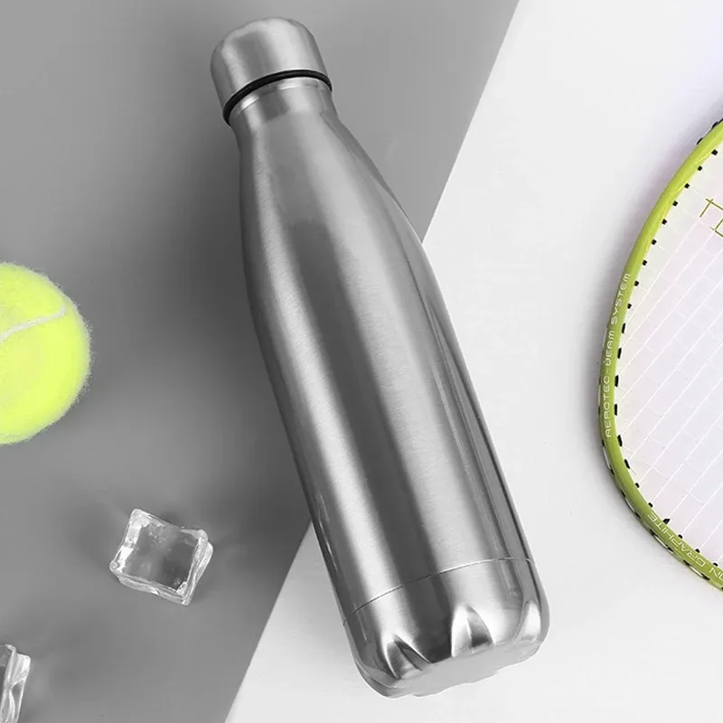 500 750 1000ml Water Bottles Stainless Steel Water Bottle 1 Liter Free Shipping Items, Drink Bottle for Sport Travel Cups - Image 2