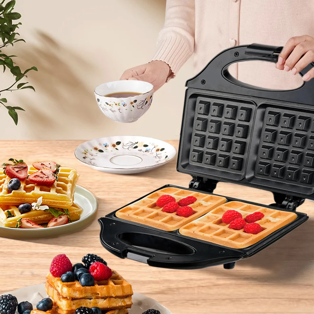 Professional Electric Waffle Maker Cooking Kitchen Appliances Multifunction Breakfast Waffles Machine Non-stick Iron Pan - Image 4