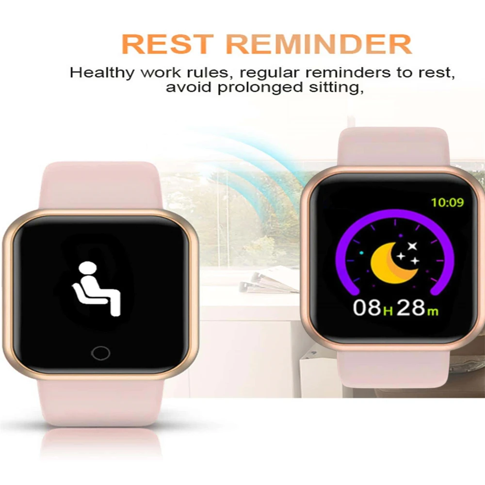 Smart Watch For Men Women Wristwatch Bluetooth Connect Phone Music Player Fitness Sport Bracelet Health Monitor Digital Watches - Image 4