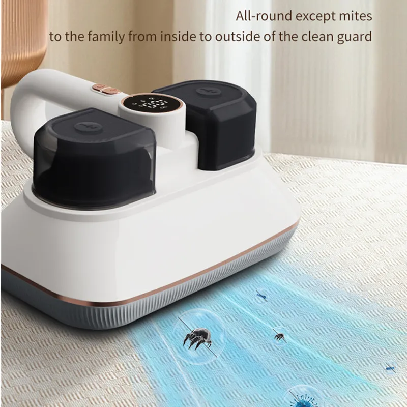 2025 Double Cup Wireless Mite Remover Mite Removal Tool Bed Mounted Household Vacuum Cleaner Tapping Sterilizing To Remove Mites - Image 3