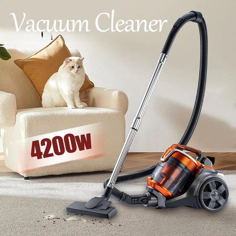 Vertical home handheld vacuum cleaner multi-functional high suction mite removal and dust removal wired vacuum cleaner