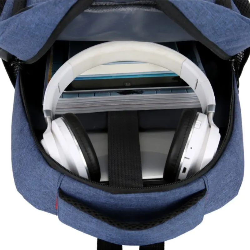Mens BackPack LargeCapacity Simple Fashion Travel Female Student ComputerBag - Image 5