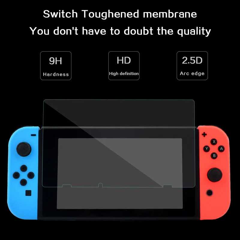 New Tempered Glass Screen HD Protector Compatible-Nintendo Switch OLED Hard Protector Film for Switch OLED Game Console Film - Image 2