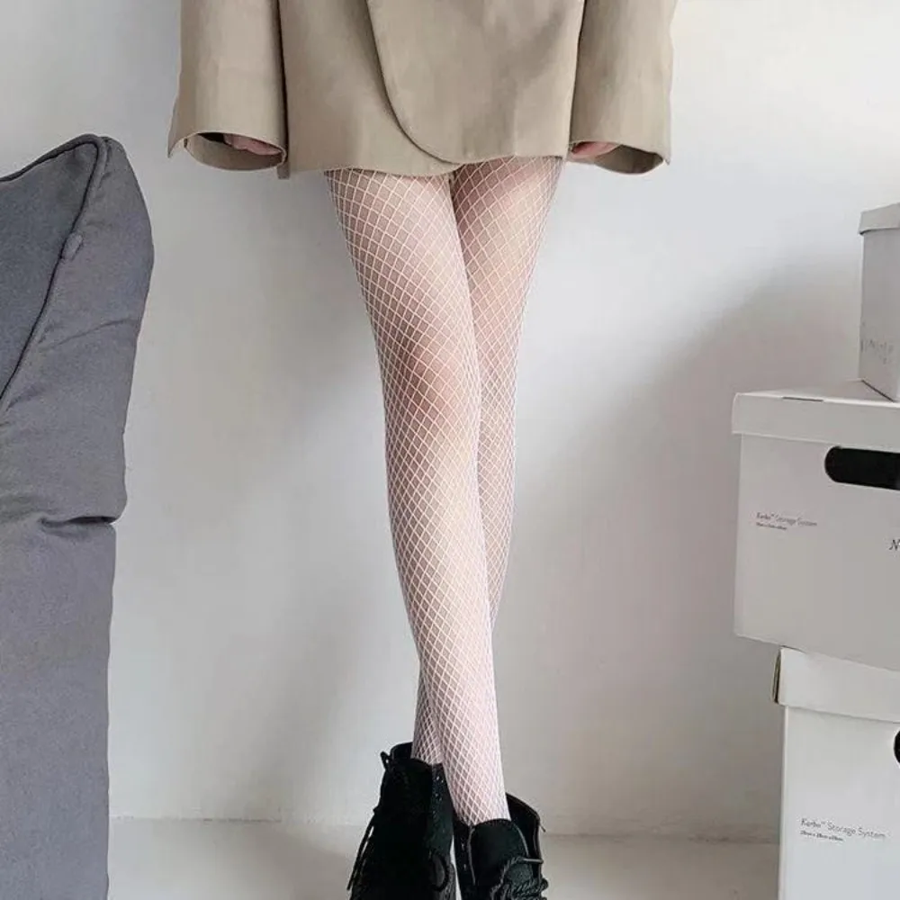Sexy Women's Long Fishnet Black Summer Thigh High Waist Hosiery Body Stockings Fish Net Pantyhose Mesh Nylon Tights Lingerie - Image 6