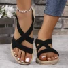 Women’s fashion trend non-slip wear soft sole cool lightweight mid-heel sandals