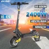 IENYRID IE-ES1 E-Scooter 2400W Dual Motor 48V20.8AH Electric Scooter 10 Air off-road Tires Waterproof Design Electric Skateboard