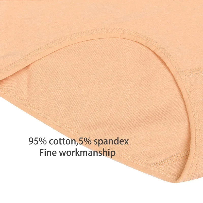 4Pcs/Lot High Waist Underwear Cotton Panties Women Body Slim Abdominal Underwear Plus Size Girls Briefs Female Lingerie Shaper - Image 6
