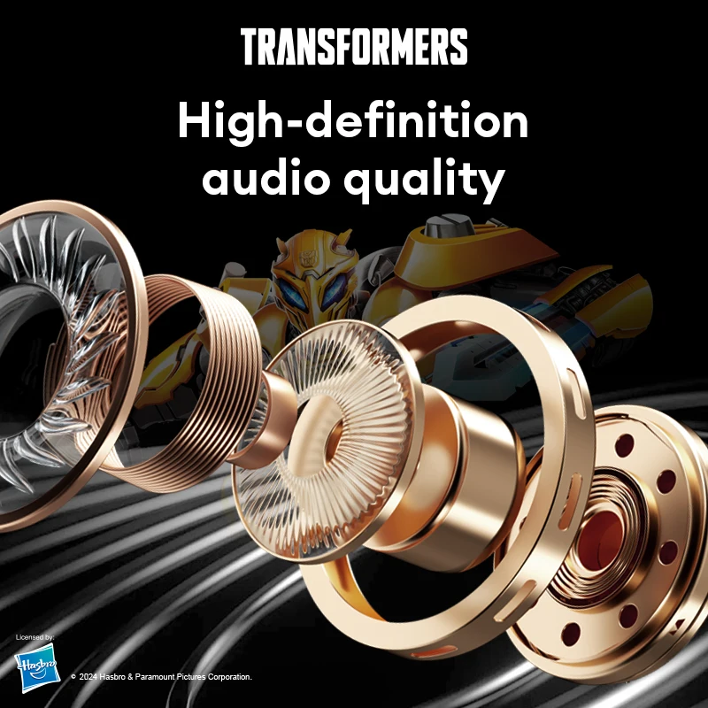 Choice TRANSFORMERS TF-T51 Bluetooth 5.4 TWS Earphones Low Latency Gaming Earbuds Long Endurance HiFi Music Headphones With mic - Image 3
