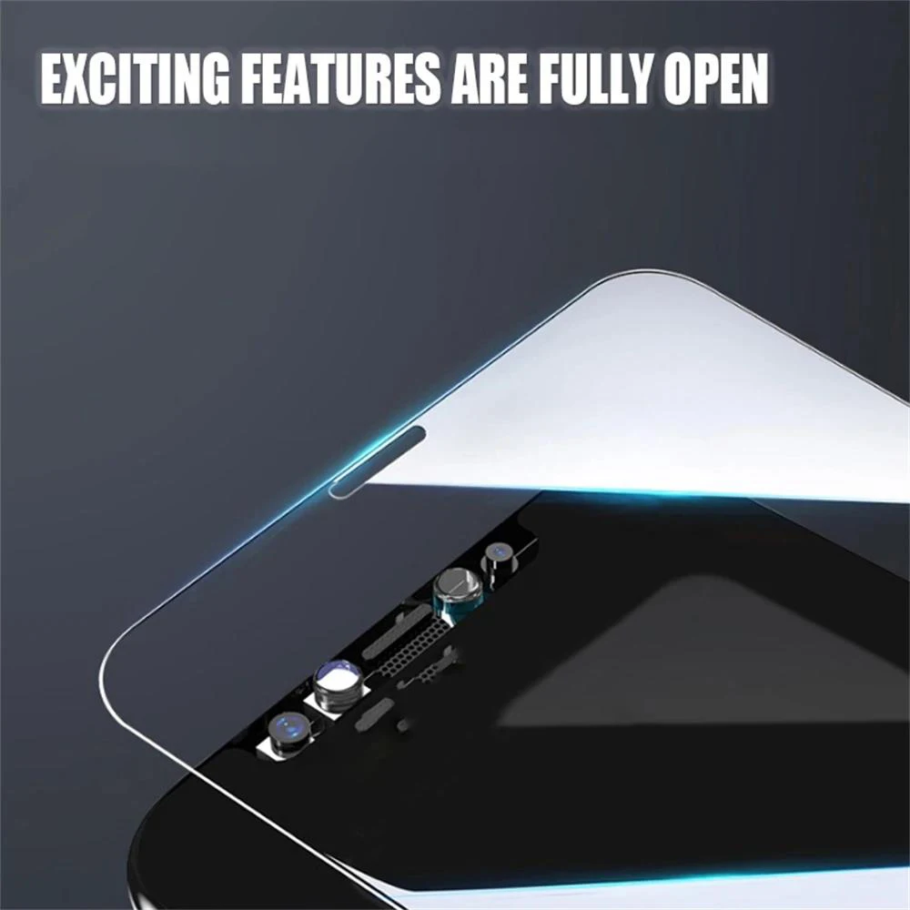 5pcs Tempered Glass for iPhone 17 16 15 14 13 12 Pro Max Screen Protector for iPhone 12Mini 13Mini 14 Plus 14Pro Glass 16Pro Max - Image 2