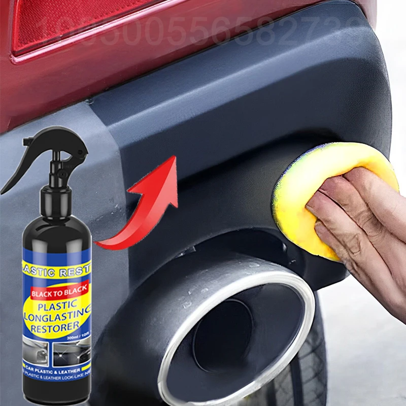Car Plastic Restorer Back To Black Gloss Car Cleaning Products Plastic Leather Restore Auto Polish And Repair Coating Renovator - Image 2