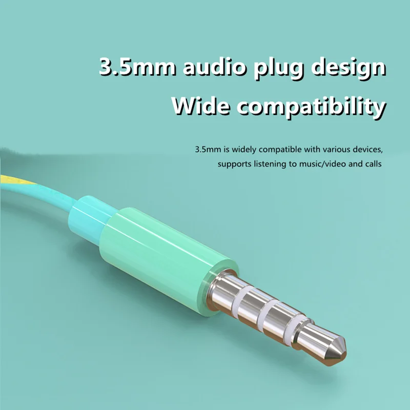 3.5mm Wired Headphones With Bass Earbuds Stereo Earphone Music Sport Gaming Headset With mic For Xiaomi IPhone Huawei Samsung - Image 4