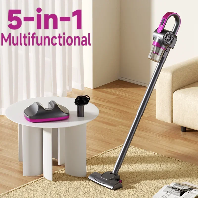 5 in 1 Wireless Handheld Vacuum Cleaner Mite Remover for Home Bed Mattress Sofa Carpet Deep Robot Mite Cleaning Machine