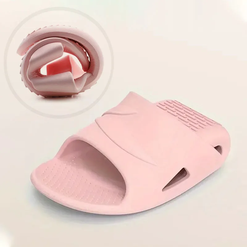 2024 New Foldable EVA House Slippers Portable Hotel Travel Slipper Bathroom Non-Slip Slides Home Indoor Flat Shoes for Men Womem - Image 2