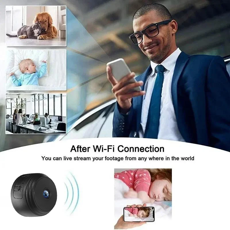 A9 WiFi Mini Camera Wireless Video Recorder Security Protection Camera Smart Home Monitoring Camera For Infants And Pets - Image 6