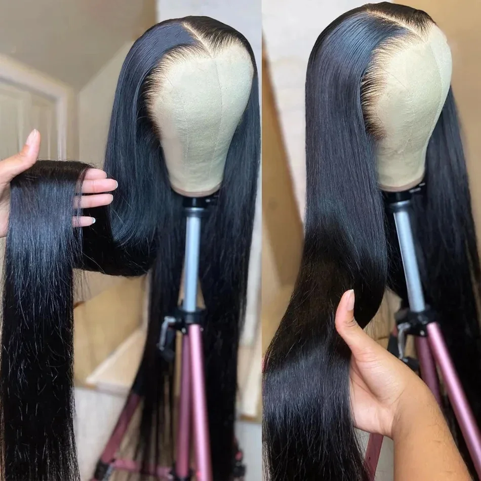 13x4 Bone Straight Lace Front Wig 13x6 Hd Transparent Brazilian 30 40 Inch Human Hair Wigs For Black Women 360 Lace Frontal Wig - Image 2