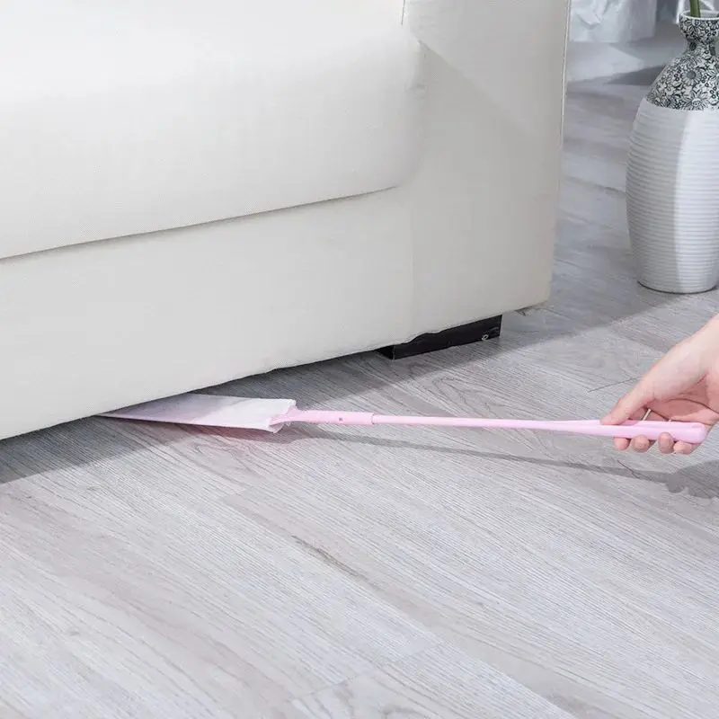 Practical Household Dust Cleaning Brush with 10 Pcs Non-woven Cleaning Cloth Long Handle Dust Gap Brush for Home Cleaning Tool - Image 4