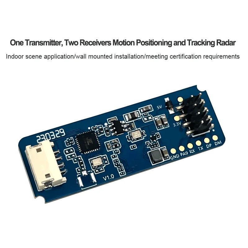 24G HLK-LD2450 MM Wave Human Body Motion Tracking Trajectory Radar Sensor Module LD2450 Sensing Distance 8M Smart Home - Image 4
