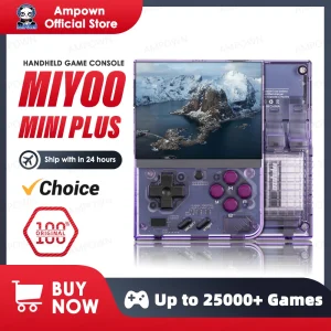 MIYOO Mini Plus Portable Retro Handheld Game Console V2 Mini+ IPS Screen Classic Video Game Console Linux System Children’s Gift