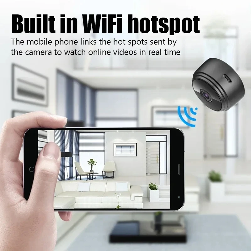 A9 WiFi Mini Camera Wireless Video Recorder Security Protection Camera Smart Home Monitoring Camera For Infants And Pets - Image 5