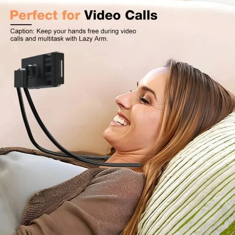 Lazy Neck Mobile Phone Holder Flexible Neck Lazy Necklace Tablet Holder Stand For Cellphone Tablets for iPhone Huawei Xiaomi - Image 4