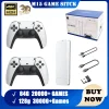 M15 Game Stick Mini TV Handheld Game Console Wireless Gamepads Video Game 128G 30000+ Retro Game HD Output Two-player for PS1 Et