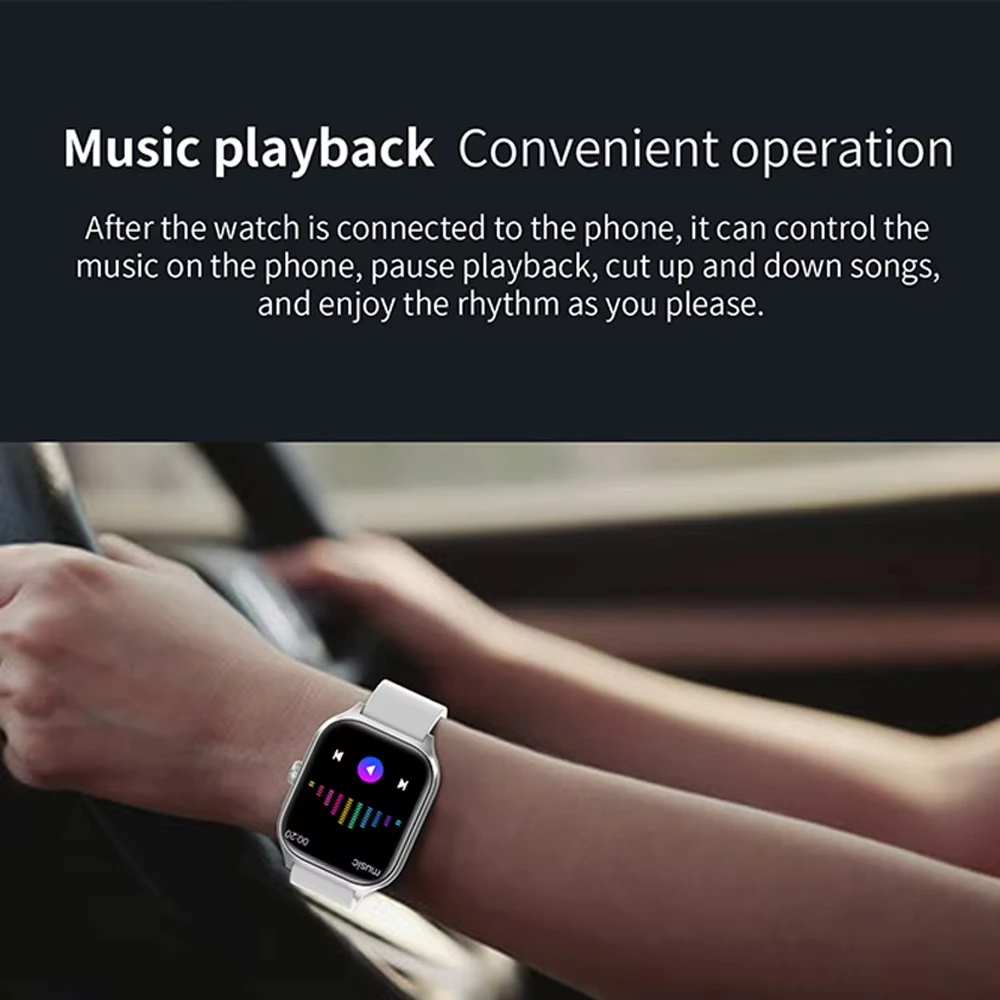 KESHUYOU New Smart Watch H9 Pro MAX 2.01-inch HD Display Bluetooth Call Message Alert Sports Mode Smartwatch For Men Women - Image 4