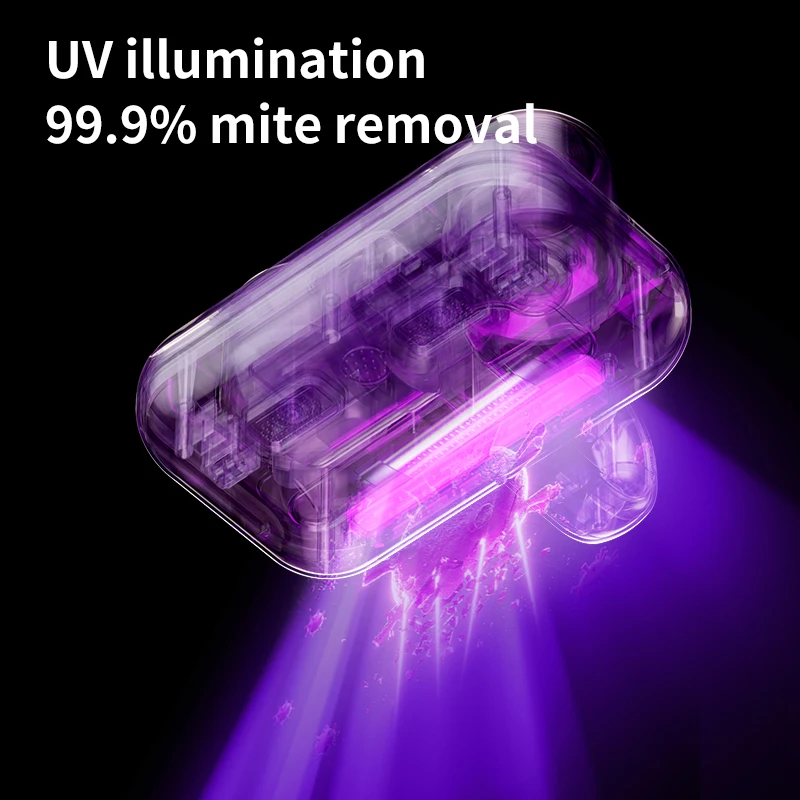 Mite Bed Vacuum Cleaner Cordless Handheld Mattress Cleaner UV Mite Remover Cleaning Machine for Pillows Sheets Sofas Plush Toys - Image 4