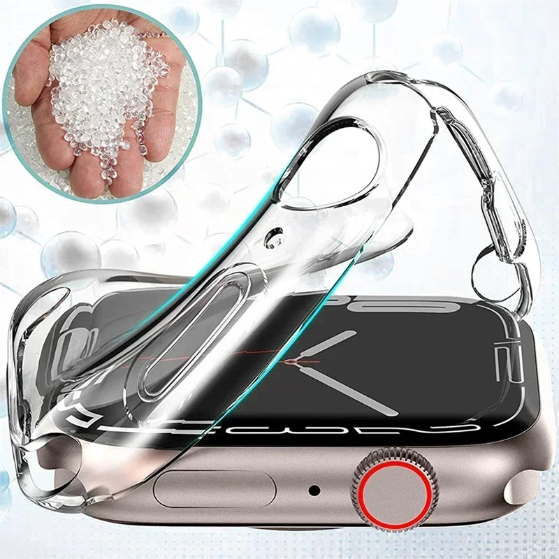 Soft TPU Screen Protector for Apple Watch 10 9 8 45mm 41mm 44mm 42mm 46mm 49mm Full Case Cover for IWatch Ultra 7 SE 6 5 4 3 2 - Image 2