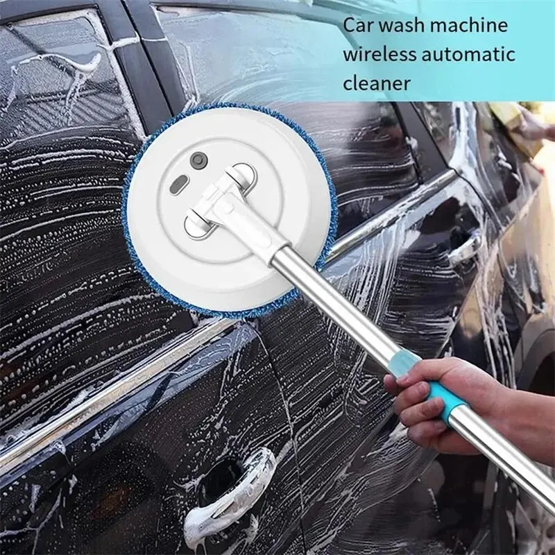 Wireless Electric Spin Mop Cleaning Machine Automatic 2 in 1 Wet & Dry Home Cleaner Car Glass Ceiling Door Windows Floor Cleaner - Image 2