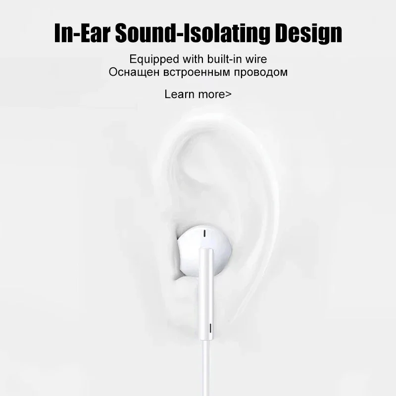 Original Headphones For Apple iPhone 15 14 11 12 13 Pro Max Earphones XR X XS 8 Plus Bluetooth Wired Earbuds Headset Accessories - Image 6