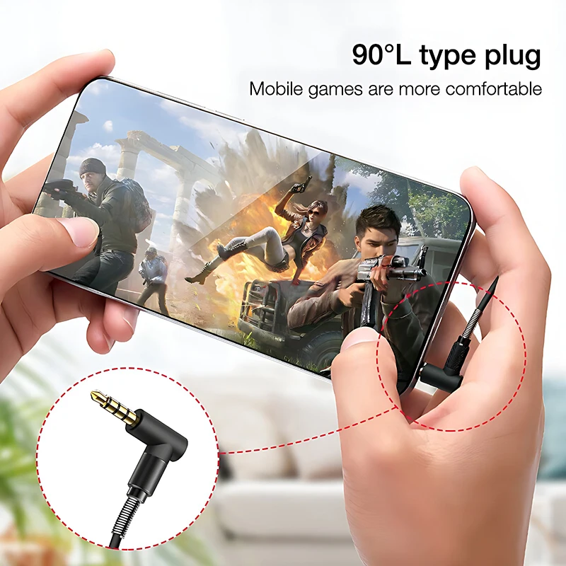 9D Surround HIFI Heavy Bass Headset 3.5MM/Type-C Digital Chip With Mic In-Ear Wired Headphones Music Sports For Samsung Android - Image 6