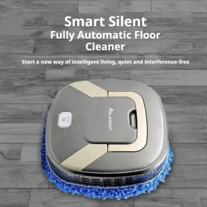 Smart Mopping Robot, Auto – Rotating Wet & Dry Mop, Hidden Handle & Low – Noise, Home/Pet/Lazy Cleaning Helper Electric Mop
