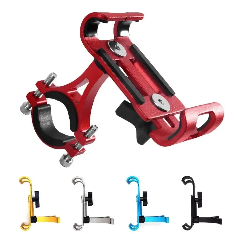 360 Rotate Metal Motorcycle Bicycle Phone Holder Aluminum Alloy Anti-slip Bracket Support GPS Clip Bike Phone Stand for iPhone - Image 4