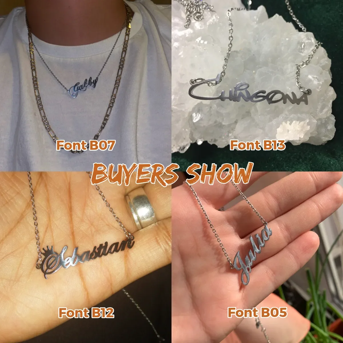 Sipuris Custom Name Necklace Personalized Golden Choker Stainless Steel Necklace For Women Man Customized Jewelry Weddings Gifts - Image 3