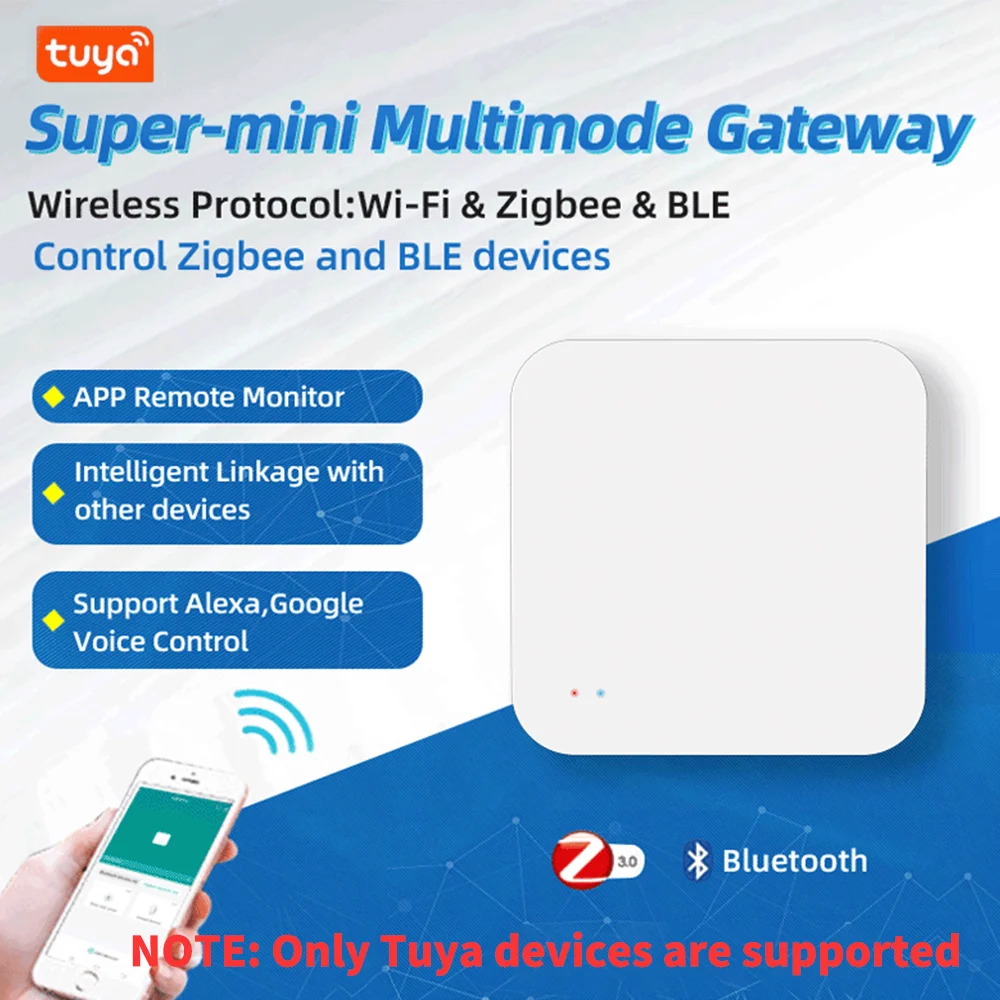 Tuya Zigbee Wireless Hub Gateway For Smart Home Automation for Zigbee Devices Via Smart Life Works with Alexa Google Home - Image 2