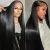 44 46 Long Inch 13×4 HD Lace Front Wig Brazilian Straight Human Hair Wig For Women 200 Density 13×6 Transparent Lace Frontal Wig