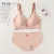 Seamless Bra Set Women Backless Underwear Suit Push Up Bras Sexy Lingerie Set Deep V Tops Soft Ice Silk Briefs Female Intimates
