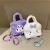 Sanrio Bag Kawaii Kuromi Cinnamoroll My Melody Cartoon Anime Plush Handbag Cosmetic Bag Travel Storage Bag Women Girl Gifts