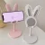 The cute Rabbit mobile phone stand desktop can lift and adjust the desktop phone accessories phone stand phone grip