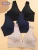 FINETOO 3pcs Deep V Women Seamless Bras Push Up Padded Tops Sexy Wireless Underwear Ladies Breathable Backless Bralette Lingerie