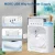 3 in 1 Mini Portable Cooling Fan with USB Charging Water Mist Air Conditioner LED Night Light for Home Office Desk Humidifier