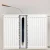 1PCS Radiator brush – 120 cm – Radiator brush with goat hair bristles – Ideal for cleaning flat radiators
