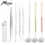 Dental Mirror Stainless Steel Dental Instrument Dentist Tool Set Probe Tooth Care Kit Tweezer Hoe Sickle Scaler