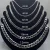 Men’s 925 Sterling Silver Necklace 2/4/6/8/10/12MM 40-75cm Face Chain Necklace Lobster Clasp Men Women Engagement Jewelry Gifts