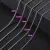 Skyrim Fashion Long Box Chain Necklace Stainless Steel Basic Punk 2-7mm Thick Chains Jewelry Gift for Men Women Wholesale
