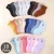 10 pairs of cute solid-color smiling face pattern children’s mid-calf socks, suitable for boys and girls socks